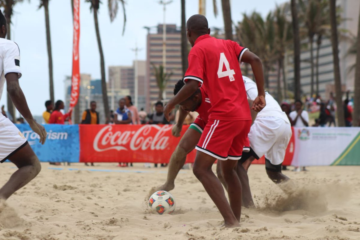 ProBeachSoccer1's tweet photo. Royal Eagles Football Club were successful in their quest for 3 points with a narrow 3-2 win over EThekwini Beach Club. 

#woz’obona #Pbssa #kzn #beach #beachvibes https://t.co/UO9mfBOLAq
