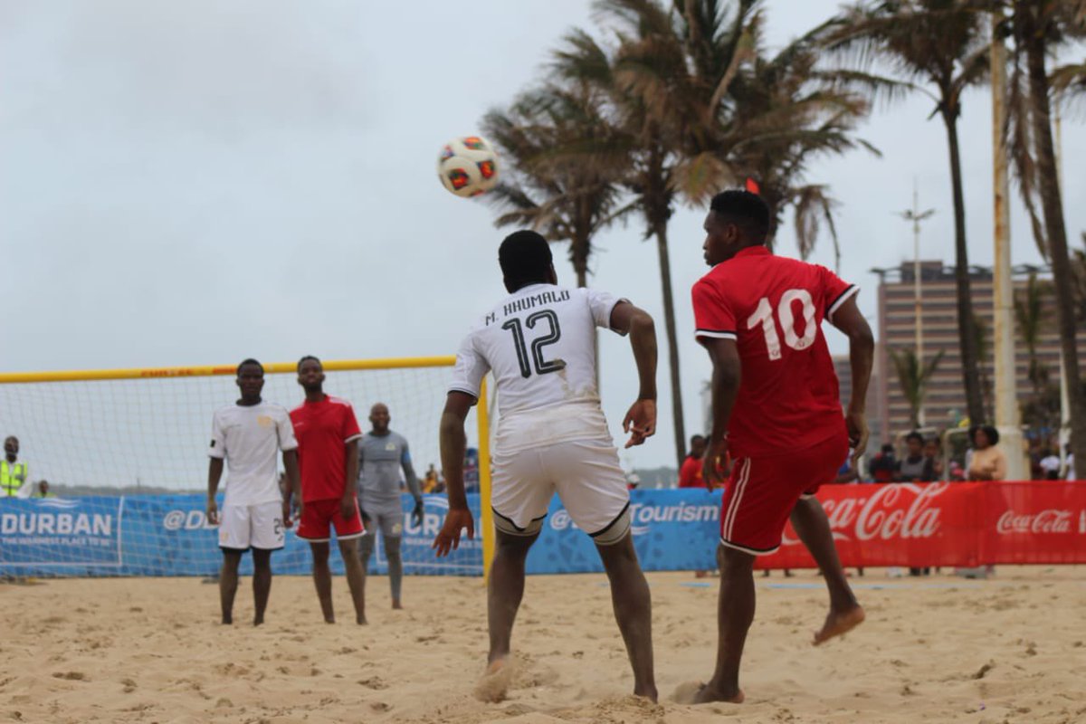 ProBeachSoccer1's tweet photo. Royal Eagles Football Club were successful in their quest for 3 points with a narrow 3-2 win over EThekwini Beach Club. 

#woz’obona #Pbssa #kzn #beach #beachvibes https://t.co/UO9mfBOLAq