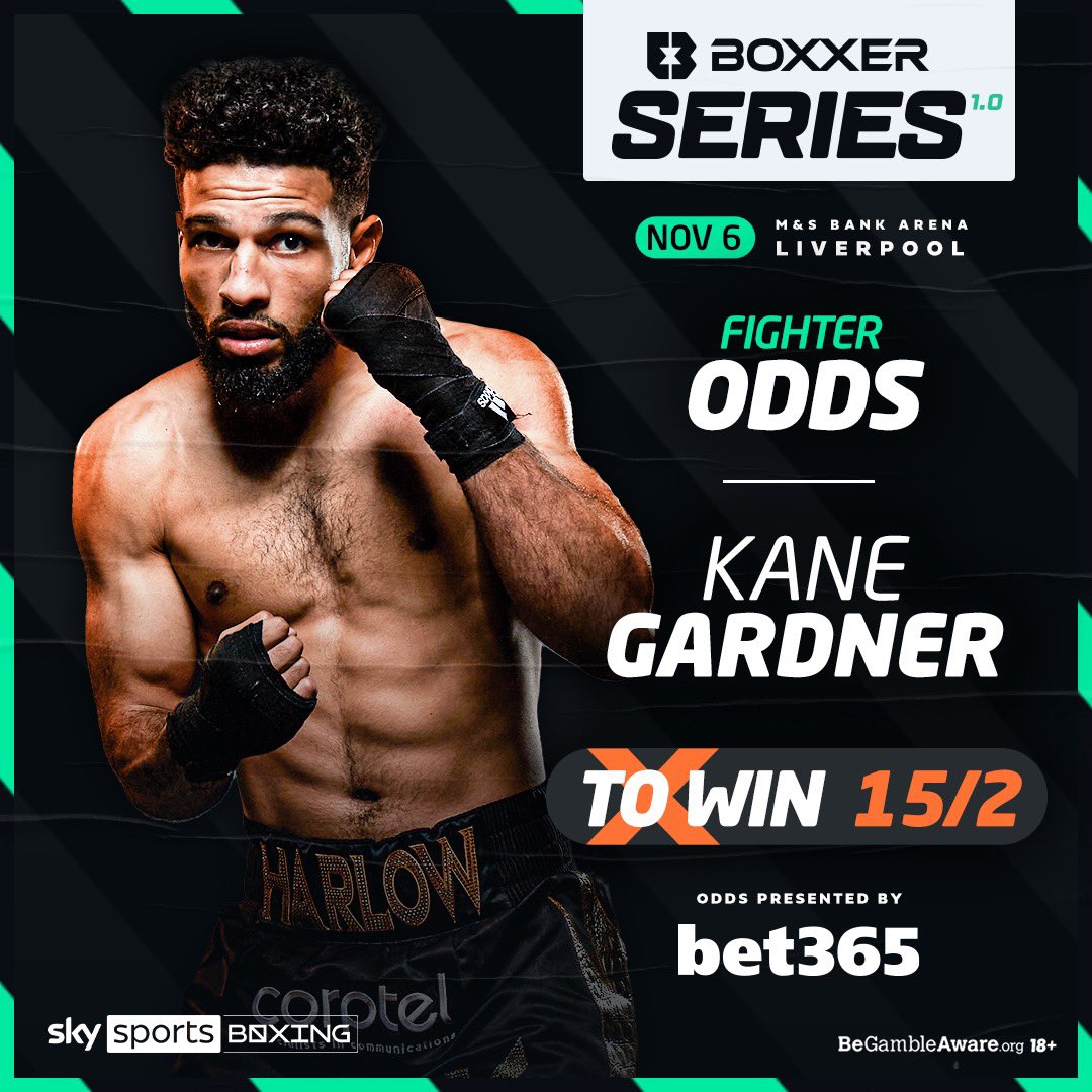 boxxer's tweet photo. QF1: Kane Gardner ๐ @2021Nathan
Whoโs your winner tonight? ๐ฒ ๐
Download theย @bet365ย app now for more ๐ฒ
#TheSuperLightweightsย | M&S Bank Arena | TONIGHT | @SkySportsBoxing https://t.co/KAtAJYzRrg