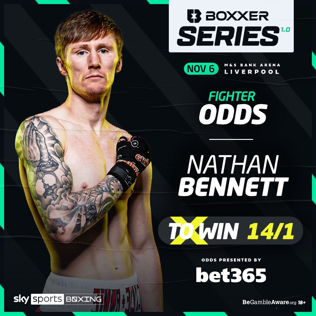 boxxer's tweet photo. QF1: Kane Gardner ๐ @2021Nathan
Whoโs your winner tonight? ๐ฒ ๐
Download theย @bet365ย app now for more ๐ฒ
#TheSuperLightweightsย | M&S Bank Arena | TONIGHT | @SkySportsBoxing https://t.co/KAtAJYzRrg