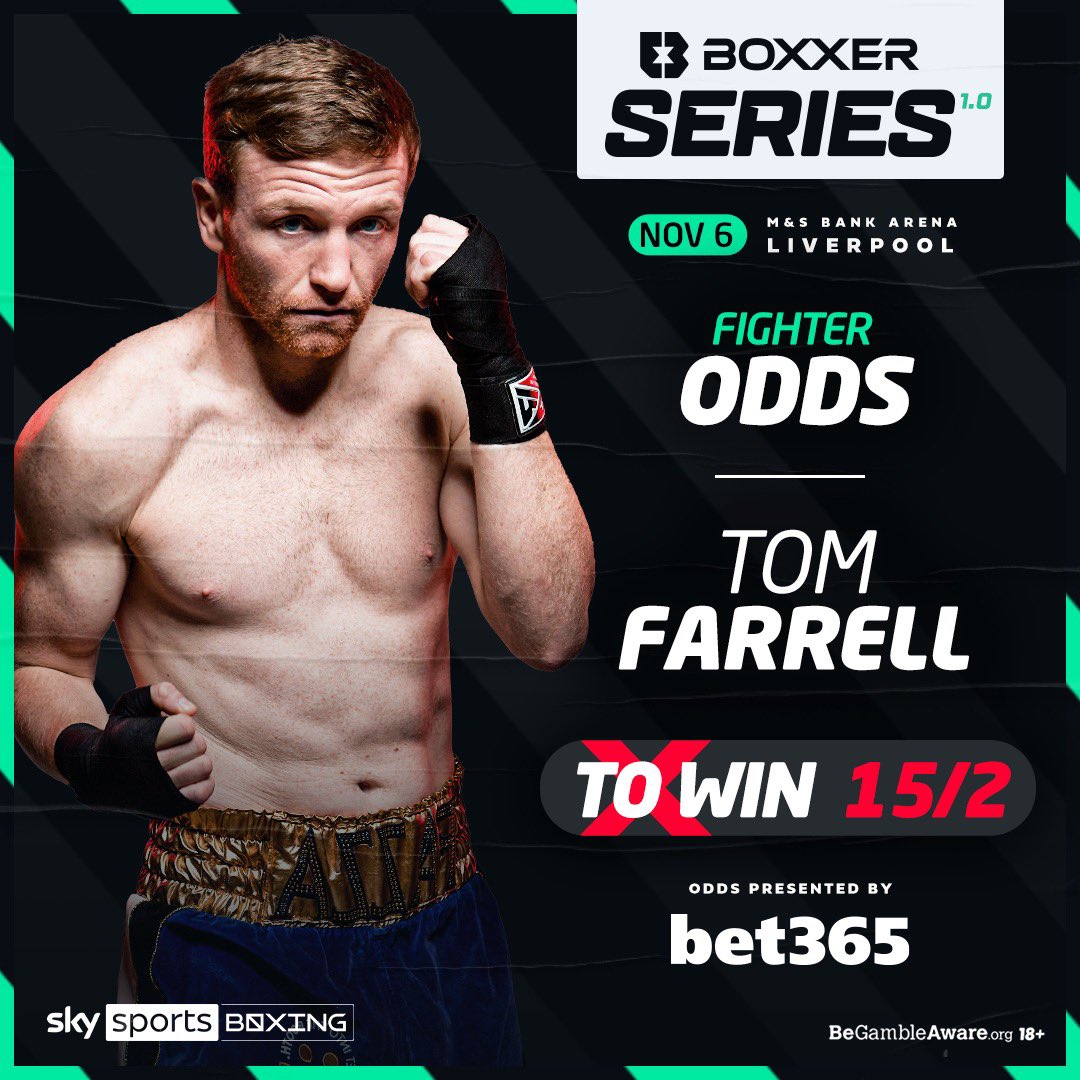 boxxer's tweet photo. QF2: @TomFarrell89 ๐ @BenFieldsBoxing
Whoโs your winner tonight? ๐ฒ ๐ย
#TheSuperLightweightsย | M&S Bank Arena | TONIGHT | @SkySportsBoxing https://t.co/qoKxifizlr