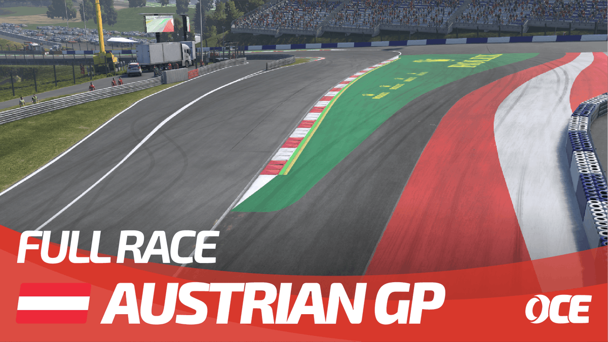 OCERacingLeague's tweet photo. 🔴LIVE!
OCE-RL 2 - Round 8. The Austrian Grand Prix

🍿📺YouTube: https://t.co/oejUVq224C

#OCERL2 #Div2 #F12021game #simracing #F1 #AustrianGP #RedBullRing #Steam #Live https://t.co/tSRlWJrAXV
