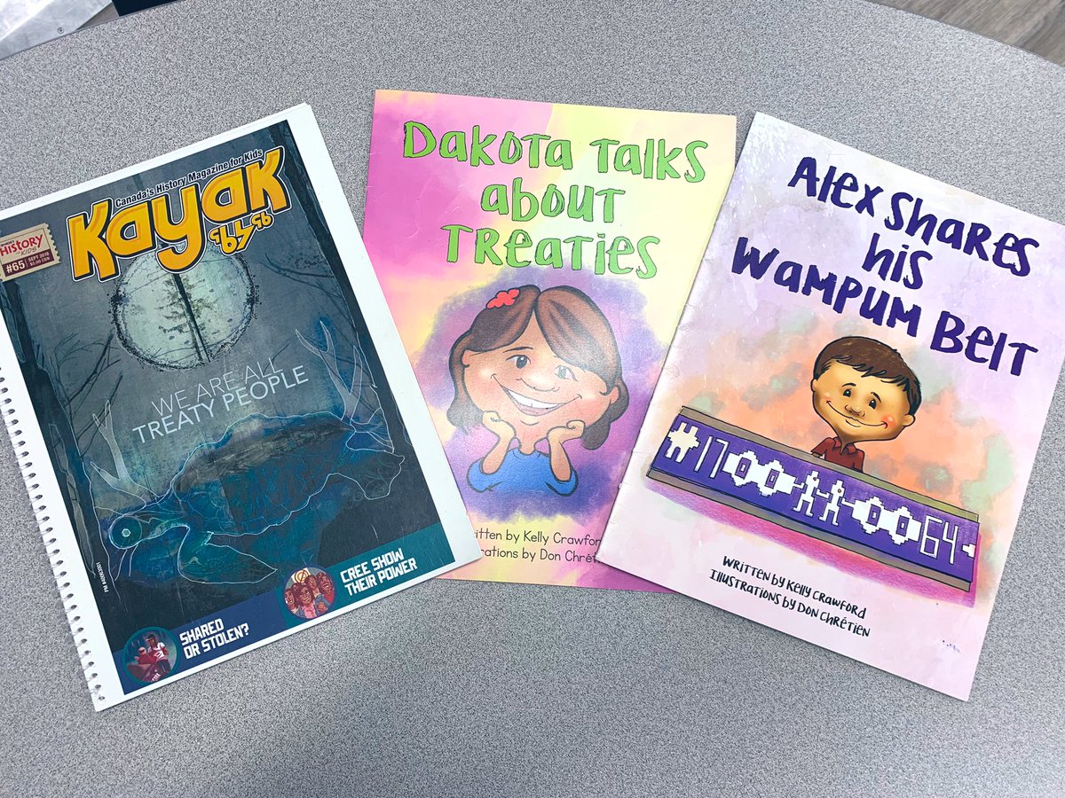 Gr 3s spent time deepening their understanding of Treaties during #TreatiesRecognitionWeek. Great connections (&amp; new questions) sparked by watching videos, taking part in webinars with <a href="/IsaacMurdoch1/">Isaac Murdoch</a> &amp; Shannon Paul, reading &amp; having knowledge building discussions <a href="/HDSBIndigenous/">HDSB Indigenous Rights and Education</a>
