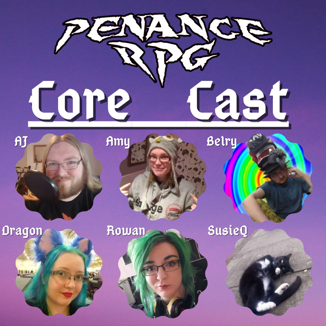 Meet the core cast of Penance RPG!
Featuring @ajheretic666 of @PretendWithDice and @Dragon_PRPG  of @GracefulDMedia

#TTRPG #RPG #CyberPunk #gaming #AudiodDrama #TableTop #podcast #podcasts #HomeBrew #ActualPlay #fantasy #Comedy #DnD #DnD5e #StoryTelling #cthulhu #Horror #gamers