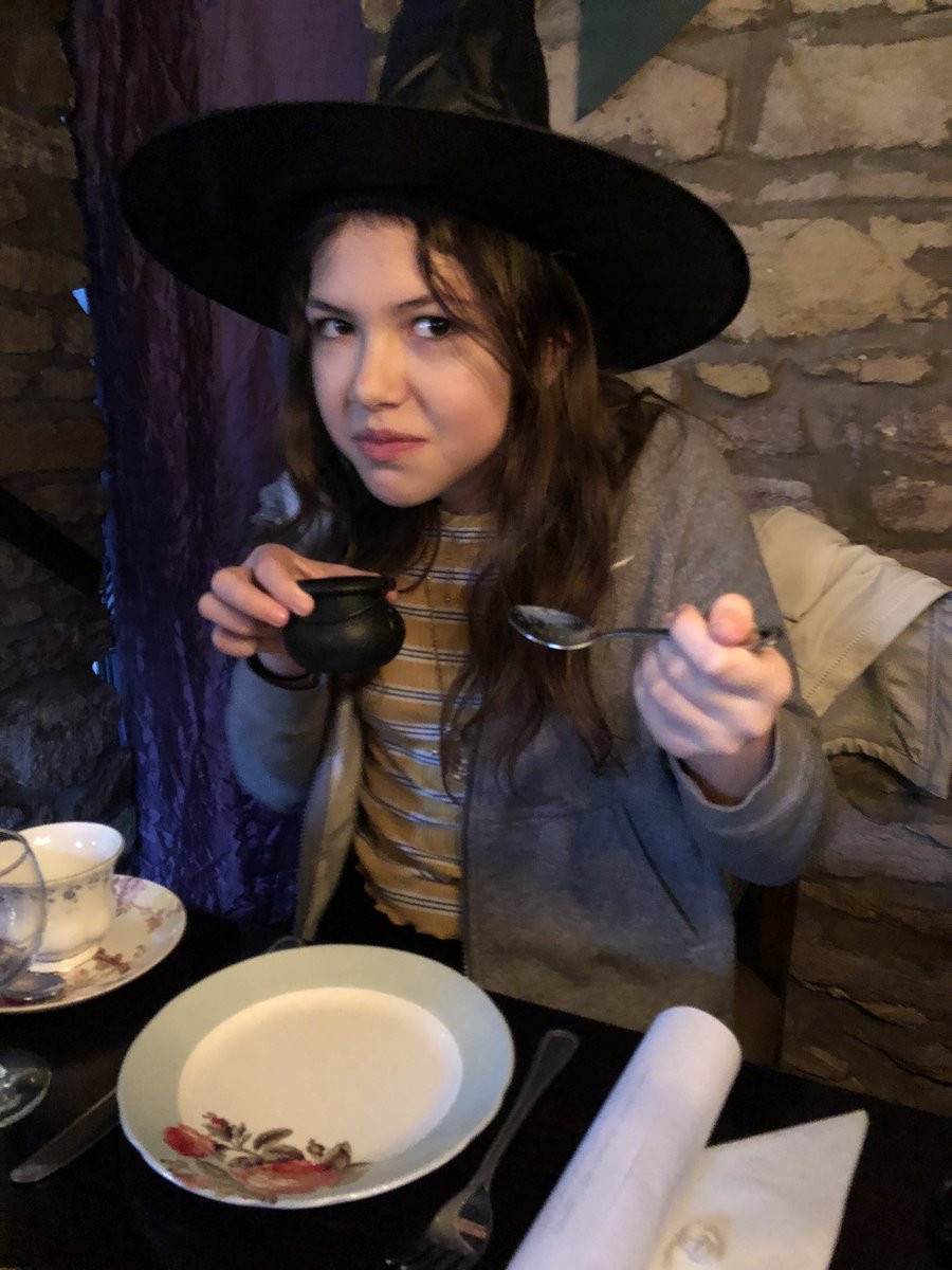 ShowcaseCumbria's tweet photo. Having a magical and fun time at the #BiteCafe in #Brampton for the #HarryPotter #AfternoonTea 💫 Good props for all to use as well. Would recommend. #Cumbria #ThingsToDo https://t.co/AzmtGfuWIk
