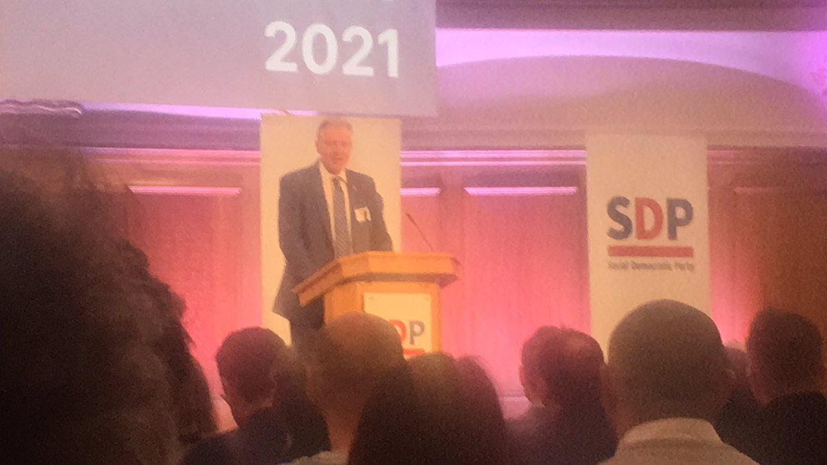 BenIrvineAuthor's tweet photo. #SDPConference Leader William Clouston. He kicks off by saying “The particular pathology that affects us here in Britain is indifference”. And he goes on to defend economic nationalism and an industrial strategy, asking “Is it too much to put our country first?” https://t.co/KpmDpji738