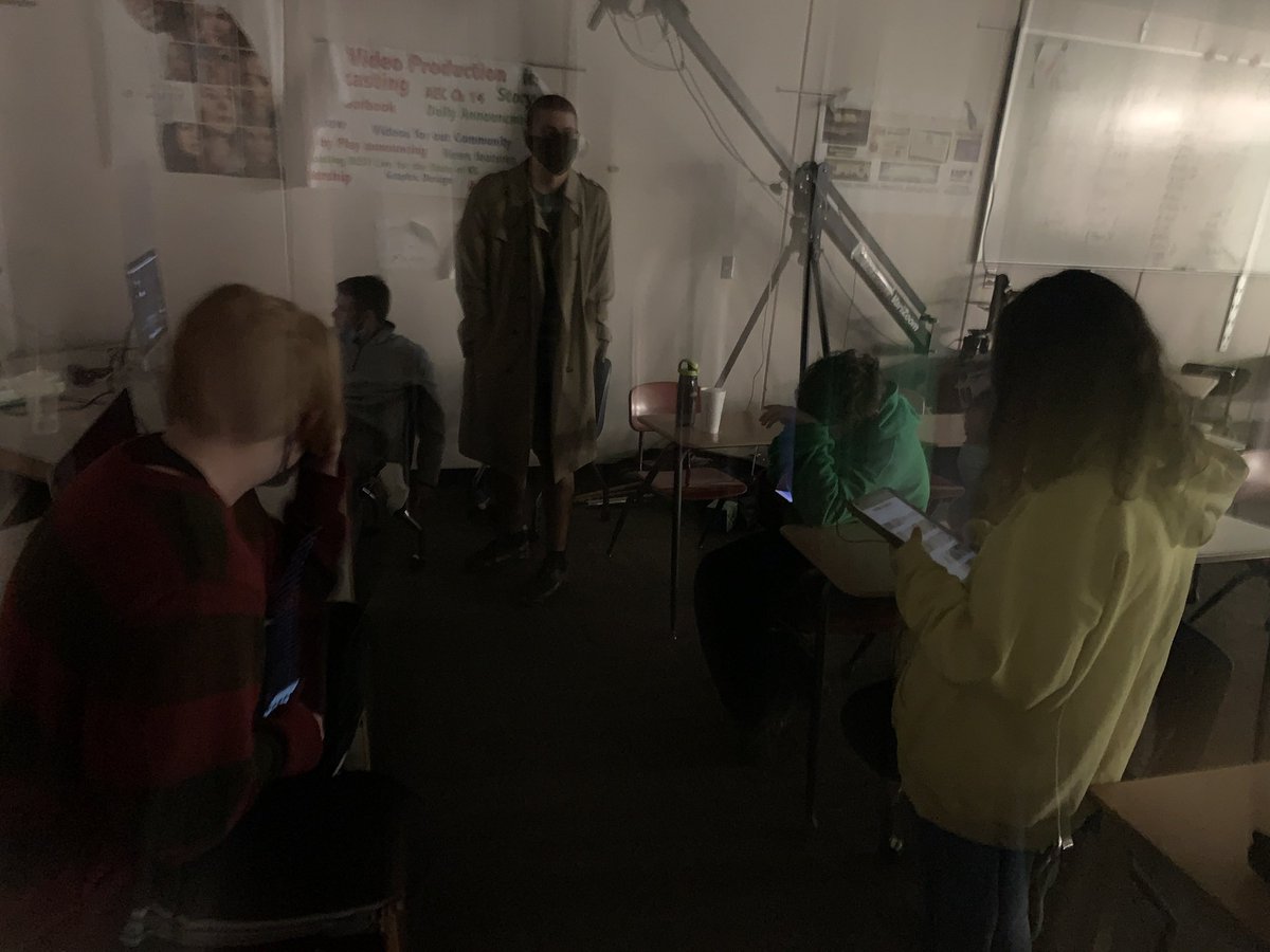 BobNeidinger's tweet photo. Full day of school + football broadcast + 24 hr film festival = VERY TIRED teacher and students. #WeAre409 https://t.co/EOT6paPimS