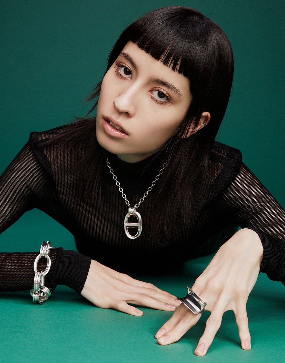 shonenjumping's tweet image. HERMES BABYYY for SPUR Magazine 💚🖤💚🖤