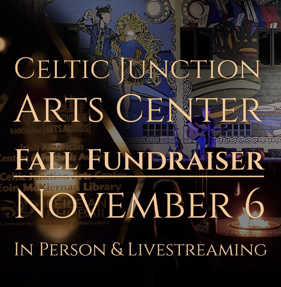 StPatsMN's tweet photo. Tomorrow, November 6th at 6 PM Join our friends at Celtic Junction Arts Center for their fall fundraiser! 🍀Watch the Livestream here:
🇮🇪 Facebook- https://t.co/RiD73bjEhC
🇮🇪 Webpage- https://t.co/Y1z0QKfVrR
🇮🇪 YouTube- https://t.co/HvsrEeYopA
@celticjunction https://t.co/siK45yJRHh