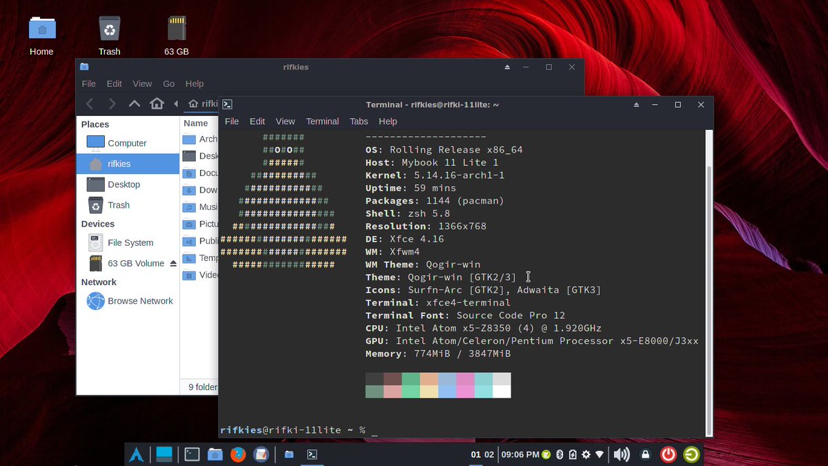 #xfce is clearly still one of the best DE in #linux world which deliver a great balance of visuals, features, speed and customizability. It squeezes out the performance of my atom-powered netbook 🔥 <a href="/xfceofficial/">Xfce</a> <a href="/XfceNation/">XFCE Nation</a>