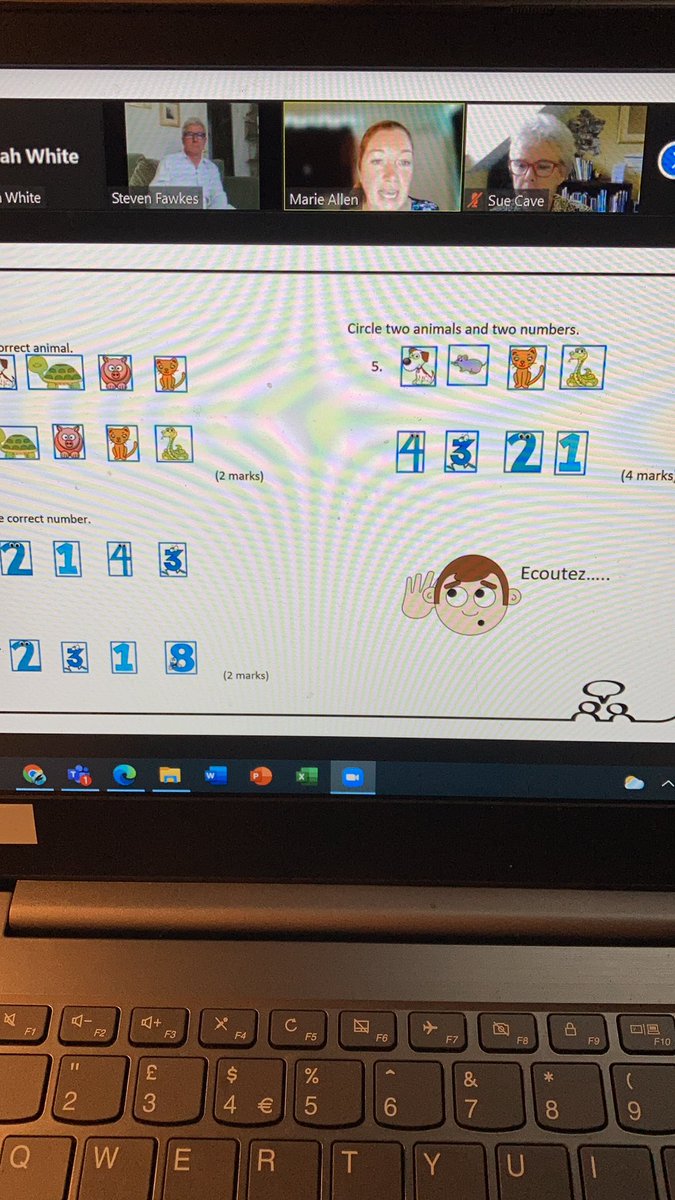 MadameWhite2017's tweet photo. Great use of visuals to prompt learners and add familiarity to assessment in #KS2languages #allplconf #mfltwitterati @ALLPrimary https://t.co/9GpbQ3h1Hc