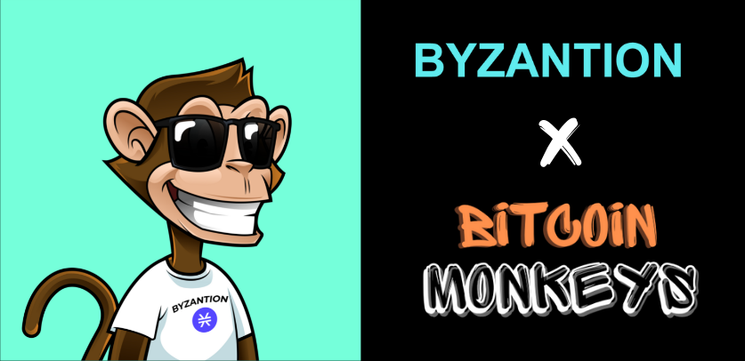 plutus_nft's tweet photo. 🔥 🎉 MARKETPLACE ANNOUNCEMENT🎉 🔥 

BITCOIN MONKEYS X BYZANTION

To celebrate we are doing a NFT GIVEAWAY! 🥳 🥳 

To enter:
1️⃣ Follow @BTCMonkeys  &amp; @byzantion_xyz
2️⃣ ❤️ + RT
3️⃣ Join Discords:
Bitcoin Monkeys: https://t.co/MCkJvwG0N0
Byzantion: https://t.co/JHfzvMj3qj https://t.co/zUeBDXTb24