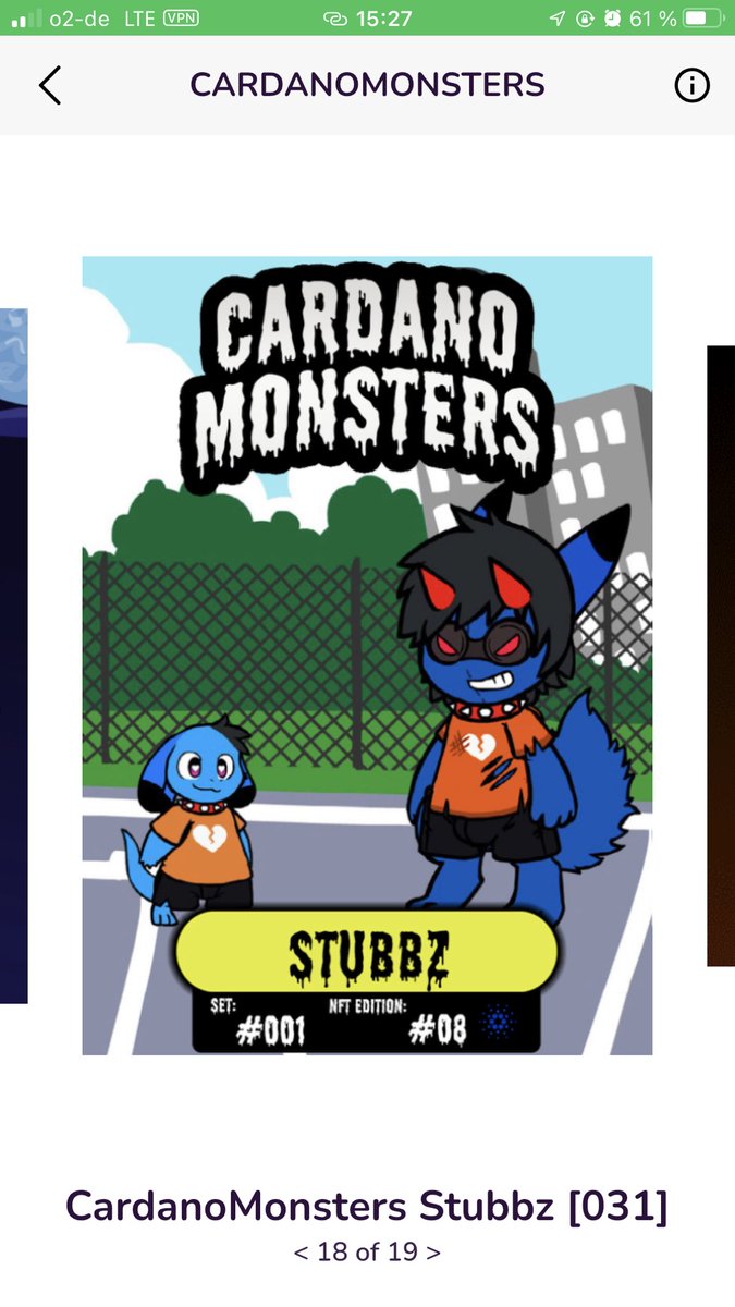 L_C_M_C_K_K's tweet photo. My Collection👹 #day6 #set001 #nfte08 #031 #cardanomonsters #stubbz #MonsterArmy #nftcommunity #nftcollector #NFTs #cnft #cardano https://t.co/e1DfpQaO4X