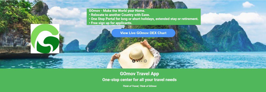 ZachBoychuk's tweet photo. X1000 soon!
Solid and Legit project! Utility token for international travelling apps.
Trade in 10 major DEX swap As Featured In international media Marketwatch, FOX etc.
Telegram: @GOmovtoken
Web:  https://t.co/XgvBwGNxHd
https://t.co/HFsbY8MEPj

DYOR https://t.co/CDsmbLTciV