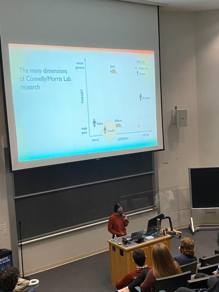 Last night at #PFN_CIGS amazing presentations from Allison Perkeybile, @kathleen_krol, <a href="/amalia_skyberg/">Amalia M. Skyberg, PhD</a>, <a href="/JoshDanoff/">Josh Danoff</a>, and Andrew Graves. We had the chance to learn the cutting-edge research on OXTRm and brain development among many other things... including how to pick up a vole.