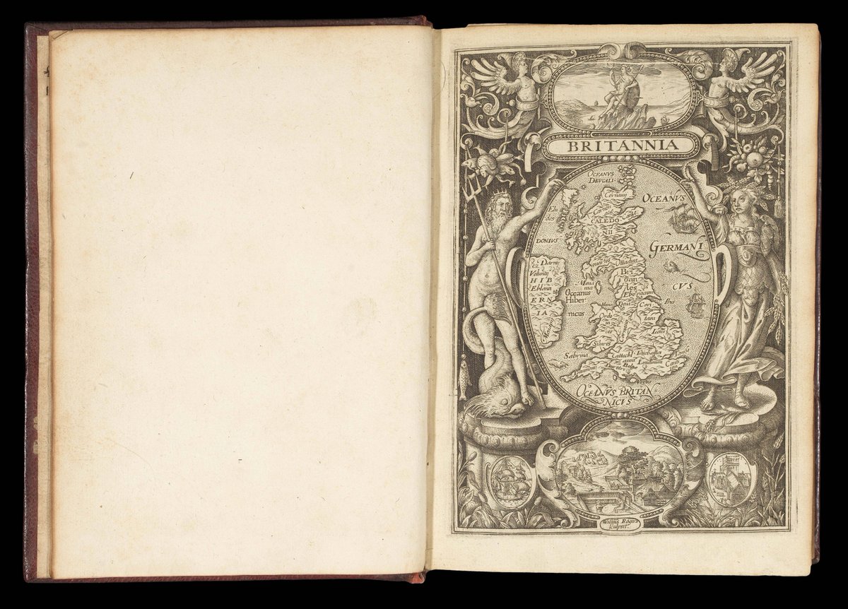 crouchrarebooks's tweet photo. A finely bound copy of the first survey of Great Britain county by county and the first study of Roman Britain as perceived in the landscape of sixteenth century Britain.
CAMDEN, William. Britannia... London, 17232.
#Camden #Britannia #England #Scotland #Barthold https://t.co/mXjKlxLFPz