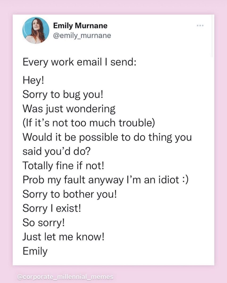 Kindha's tweet photo. Business writing tip 214/365:
The best way not to feel like you’re bugging people you’re emailing is to get to the point.
#BusinessWritingTips https://t.co/SCt516naP0