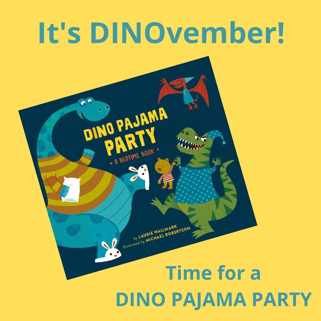 lauriewallmark's tweet photo. #bookgiveaway! To celebrate #dinovember, I'm giving away five signed copies of DINO PAJAMA PARTY. To enter, leave a comment and retweet this post. (US only-ends 11/10) . @lizaroyceagency @blueslipper  #dinosaurs #dino #dinosaurparty #giveaway #bookposse #librarians #homeschooling https://t.co/hiUMiuHdeS