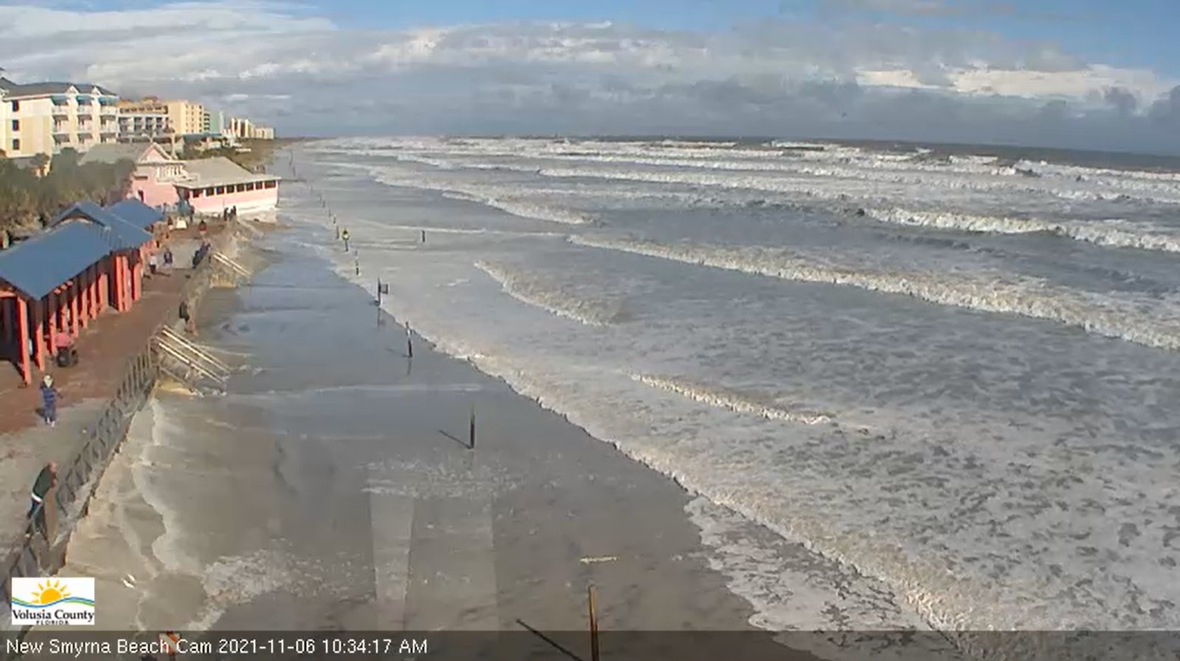 Nws Melbourne 1030am Here S A Look At New Smyrna Beach Daytona Beach About An Hour After High Tide From Countyofvolusia Moderate Coastal Flooding Is Expected During High Tide