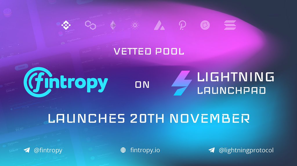 kri_krypto's tweet photo. Hey guys 👋
I’m excited to announce @LightningDeFi upcoming Vetted Pool for #BSC! @fintropy 💃
Check out their demo👇
https://t.co/arFLKWnFqB
Launches on the 20th of November, Don’t miss !!
#Lightning #Fintropy https://t.co/VQwhzuDoaC