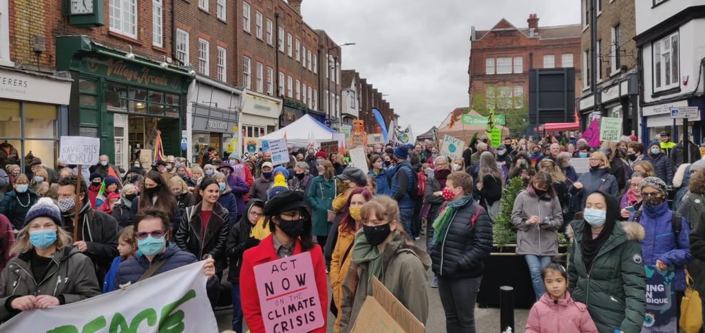 StAlbansFoE's tweet photo. St Albans, you did us proud, coming out in force to ask for #ClimateAction at #COP26 https://t.co/ckmBd0pnXW