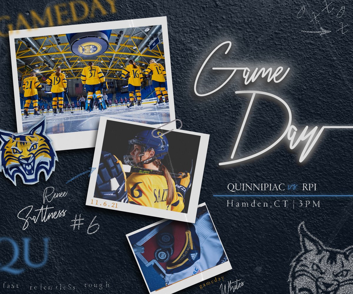 Game 2️⃣ of the weekend begins at 3 PM today! If you can't make it in person, tune in on ESPN+!

📍 Hamden, CT
🆚 RPI
📺 loom.ly/QOEjq3g
📺🌎 loom.ly/HlYqHpo
📊 loom.ly/HlEdlpE