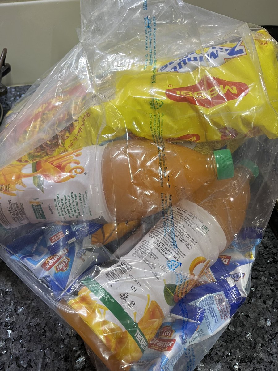Geetha_TR's tweet photo. @JioMart I have just received Drainex pouches packed along with other food items of my order. You need to instruct your outlets to pack these type of items separately. Drainex is an acid so what if it had leaked onto the other items? Is this the way to pack and deliver goods? https://t.co/9OKBxOZh7z