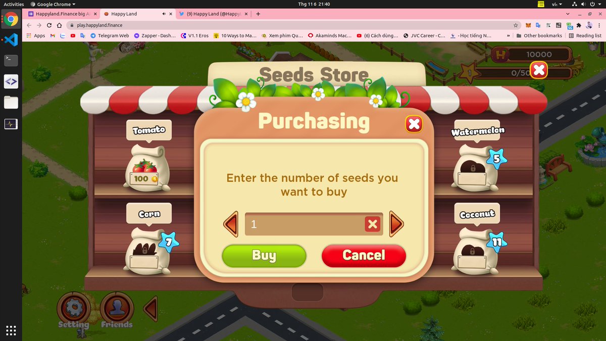 Game like a farm. good home
<a href="/storevn789/">Anh Ngoc</a> @oooeeeoe_2 <a href="/bangchau19/">Bang Chau</a> 
<a href="/HappyLand_HPL/">HappyLand</a> $HPL