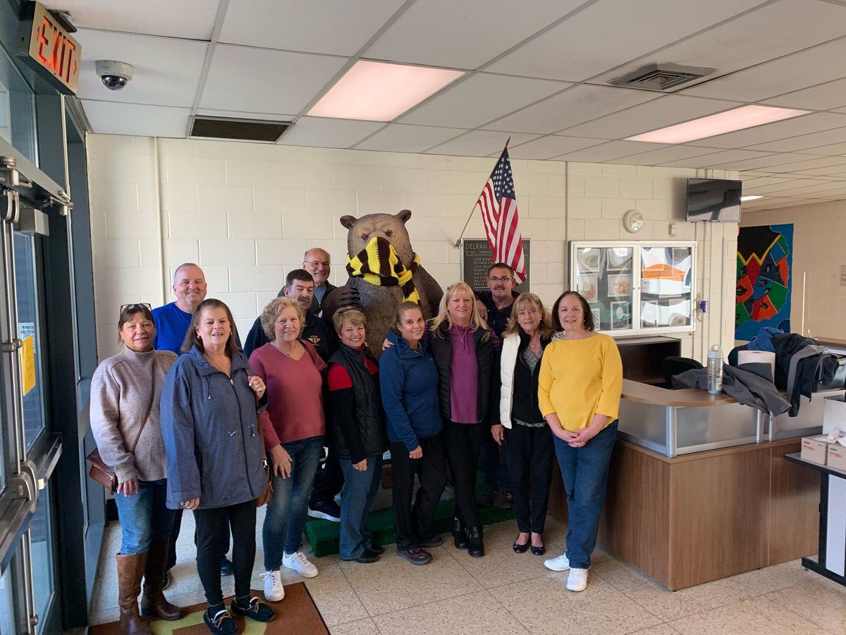 Honored to lead a tour of Delran High School this morning to our first graduating class of 1976!! They are such a pleasant group and I enjoyed hearing all of the stories.  Have a great reunion tonight!!