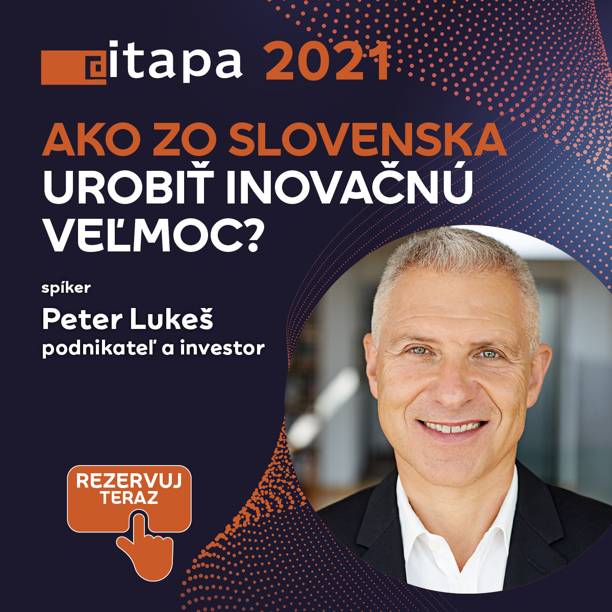 ITAPA_SK's tweet photo. Založil firmu, ktorá je viac ako 25 rokov jednou z najväčších slovenských IT firiem vyvíjajúcich softvér. Podnikateľ Peter Lukeš má inovácie a technológie jednoducho v krvi, a tak budú jeho skúsenosti prínosom aj na Kongrese ITAPA 2021. Registrujte sa https://t.co/uZVojRkIXc https://t.co/EVCnUhZYiM