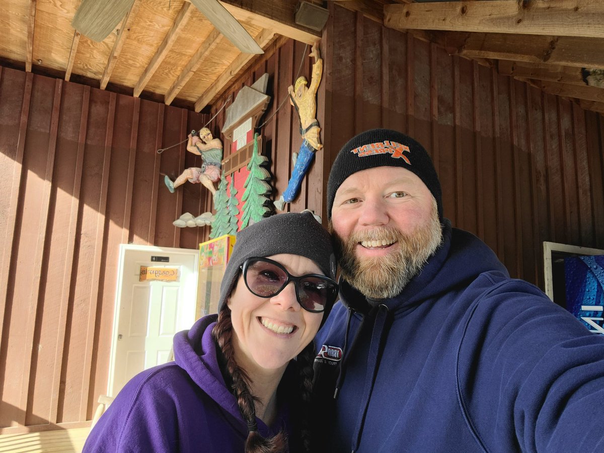 hellbenthagen's tweet image. We decided to go zip lining on a cool Virginia morning #MistakesWereMade