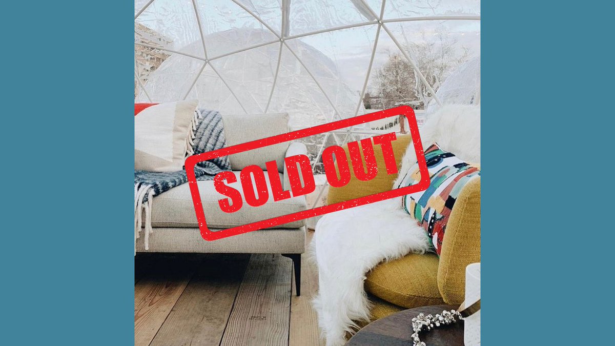 WOW!!! All of our Cozy Igloos and Igloo Inns in the Igloo Village presented by <a href="/ROCRegional/">Rochester Regional Health</a> are now sold out!

If you would like to add your name and email to the waitlist, please sign up here: 

lp.constantcontactpages.com/su/lN5Xcsa/igl…