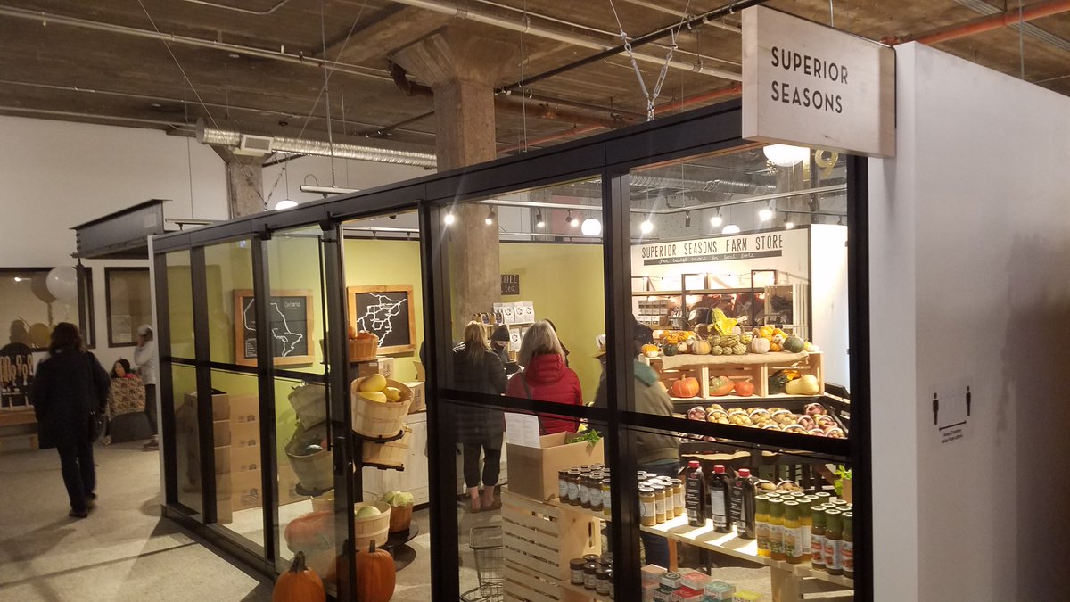SuperiorSeasons's tweet photo. We're open!  Stop by after the Country Market at @goodscomarket to see our new @superioseasonsfarmersmarket retail store. Open today and Sunday 10-4 and Wed - Fridays 11-7 https://t.co/dG6uJ2eunL https://t.co/NwVoXoq688