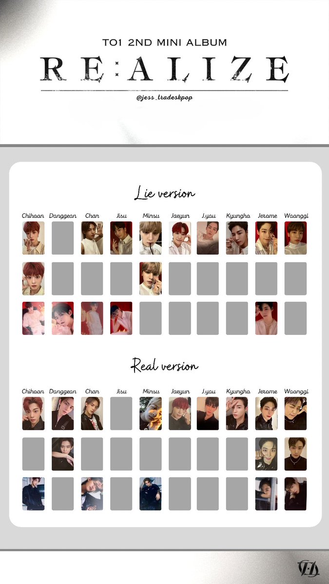 Jess__ts's tweet photo. β¨TO1 NO MORE X TEMPLATEβ¨
This is what I have so far βΊοΈ if anyone sees any Iβm missing please let me know π
Photo credit to original owners π
Updates to follow! π
#ν°μ€μ #ν¬μΉ΄ #to1 #to1photocard #togetherasone #to1template https://t.co/ZBE3nadxkJ