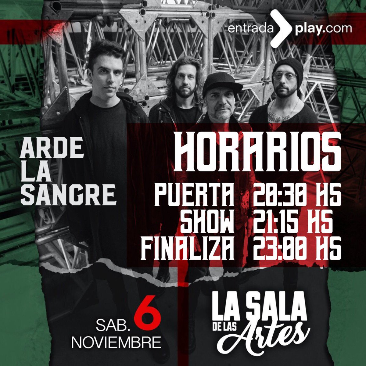 Esta noche ROSARIO! 🔥🔥🔥🔥

entradaplay.com/detalle/ARDE-L…