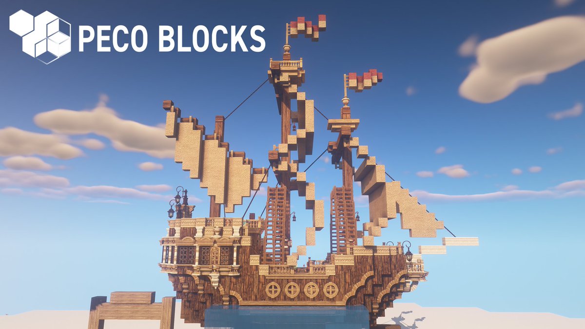 pecoblocks's tweet photo. Almost 1 Chunk Diorama!
Sailing Ship on the Ocean!
This time it's a sailing ship on the sea, and it's a chunk out of scale!

https://t.co/u2zAWyobRZ

#Minecraft #MiniaTuria #Minecraftbuilds https://t.co/QaO4pBvkKS