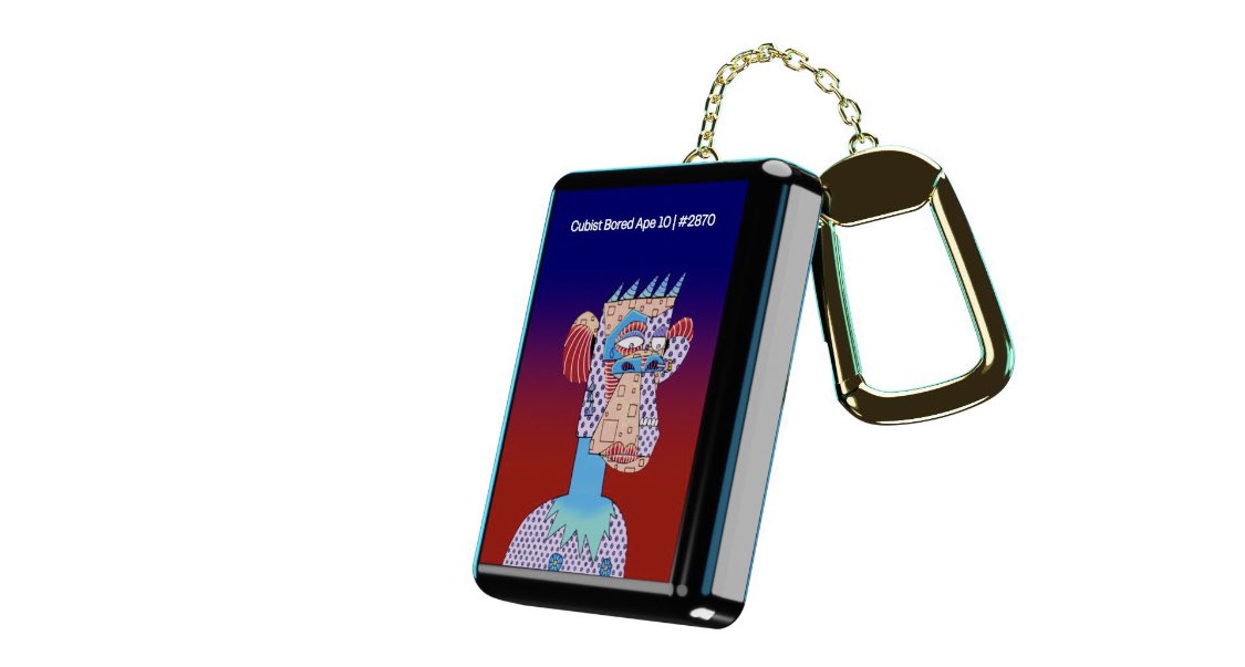 GIBBSGRANT's tweet photo. 🚨MINTING 1:30pm est 🚨 @ArtifactNFT keychains to display you NFTs.

2 sizes available 0.045-0.07 ETH 

Be quick limited numbers available!!

Please if all my fellow NFT friends can share this for me and tag someone who would love one of these. Appreciate it 🙏🏼 https://t.co/rW2aQZit2d