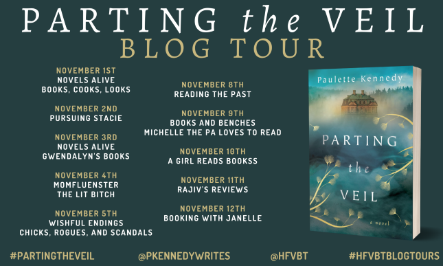 wishfulendings's tweet photo. A mysterious Gothic tale... Parting the Veil by Paulette Kennedy #PartingtheVeil #PauletteKennedy #HFVBTBlogTours @pkennedywrites @hfvbt https://t.co/AnsjoS9Nzj https://t.co/QKTALWbeEx