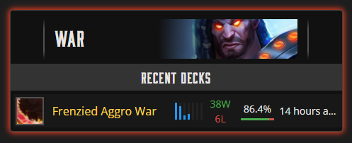 BGH_DAO's tweet photo. Well okay, I admit we have an INSANE deck 🔥🔥🔥

38 Win for 6 Loose 🤯

@GodsUnchained #SCFX #BGH https://t.co/XWLQzTVfRJ