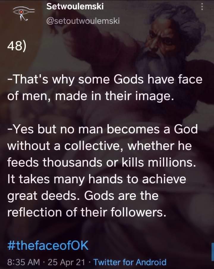 #Follow #thefaceofOK
#WritingCommunity #writerslift #writerlift #writerscommunity #ReadersFavorite #writing 
❤ #RETWEEET
#awakening #biggertruth #truthaboutlife #Fallen #angel #God #gods #reflection #creators #Observation #light #collective #conscioussness
🔥🔥🔥🔥🔥🔥🔥🔥🔥