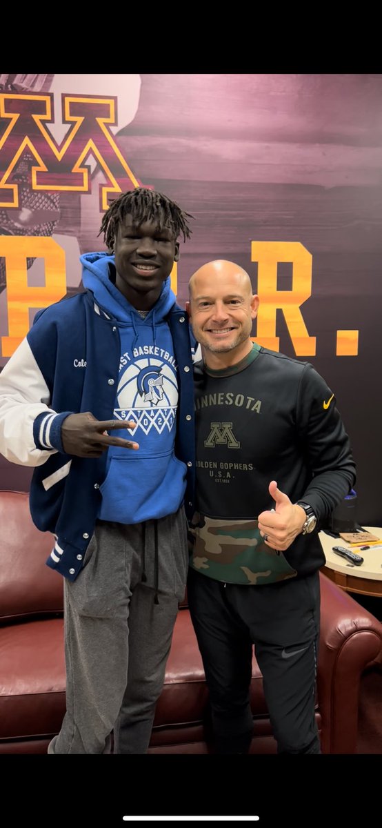 After a great conversation with <a href="/Coach_Fleck/">P.J. Fleck</a> I am blessed to receive an offer from <a href="/GopherFootball/">Minnesota Football</a> !! #SkiUMah <a href="/AllenTrieu/">Allen Trieu</a>