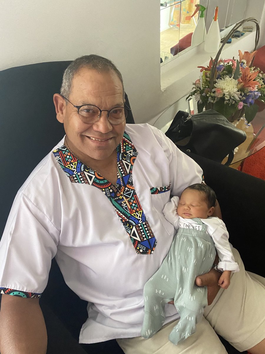 Holding my youngest grand daughter in my arms for the first time since she was born. My heart wants to explode. The love for grandchildren is so special. I thank you my LORD for the gift of this new life and addition to my family. Indeed I am blest.