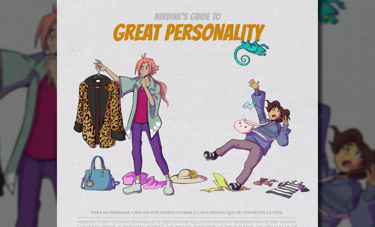 Did you know I released a #ttrpg supplement last month? Well, I did. 

It's a supplement about creating compelling characters, you know, that thing you do when you play role-playing games.

Find it here: drivethrurpg.com/product/373458…

Art by: <a href="/SmashKyo/">Kyo Smash</a>