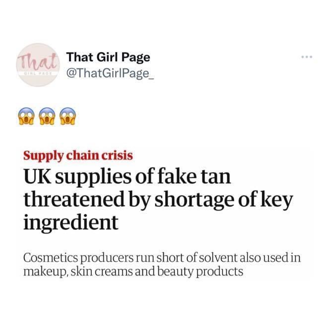 OfficialPLT's tweet photo. Erm WHAT 🥲 Shop tan now ✨💘 https://t.co/5UqymLAKjy https://t.co/Aqi8JWU3pw