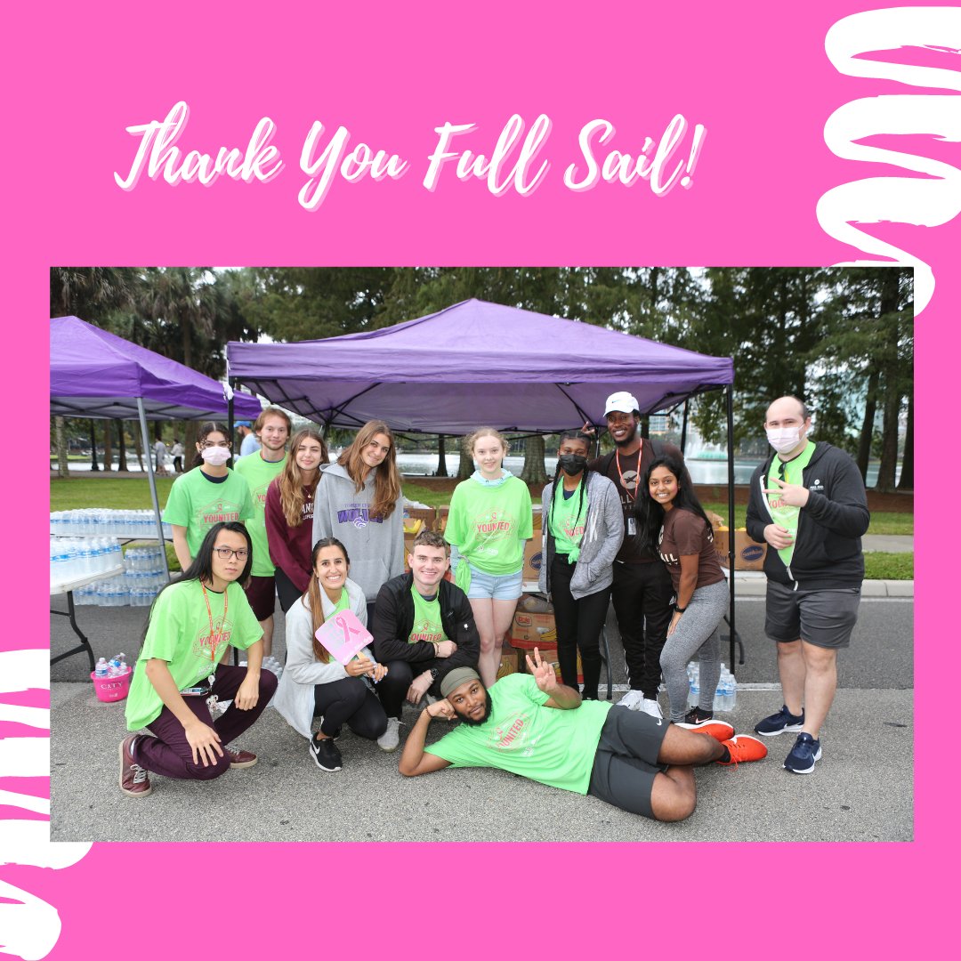 Thank you <a href="/FullSail/">Full Sail University</a> for being a sponsor for the 2021 Making Strides of Orlando walk!  
#SponsorsSaveLives #ThankYou #OrlandoStrides #AttackingCancer