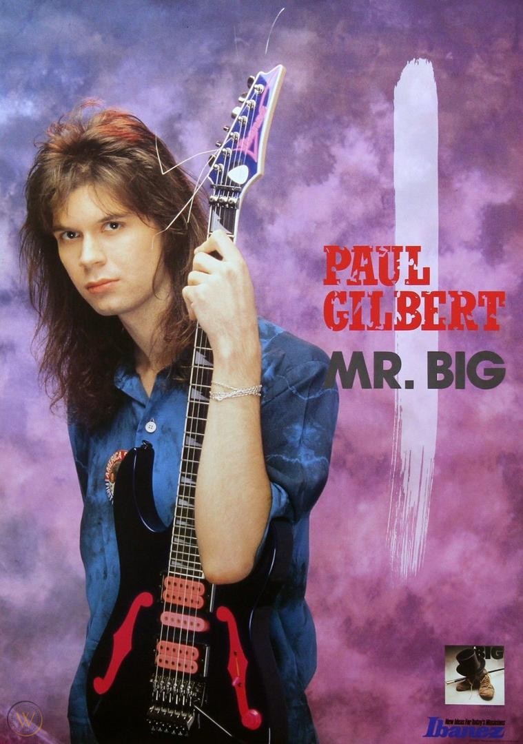 Happy Birthday to former Mr. Big guitarist Paul Gilbert (November 6, 1966) 