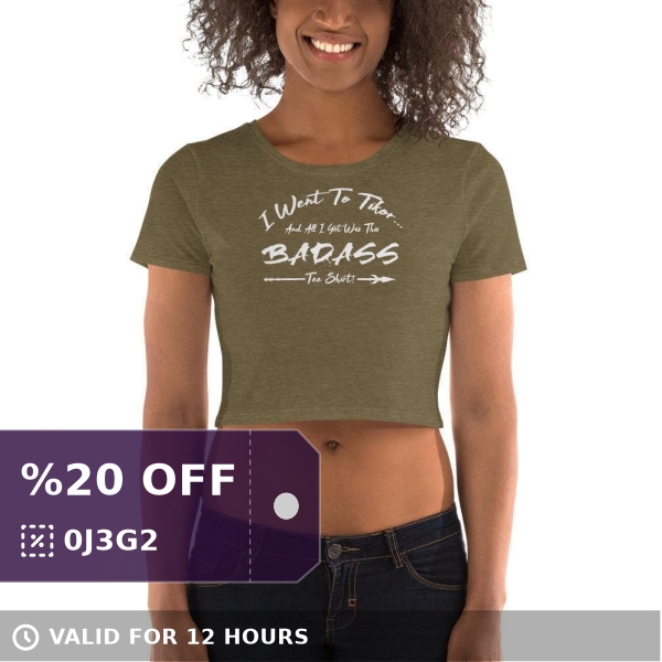#Swordsfall Twitter Deal of the Day Check out 😍 'I Went to Tikor All I Got Was This Badass T-Shirt' Crop Top starting at $25.00. Show now 👉 bit.ly/31Df548