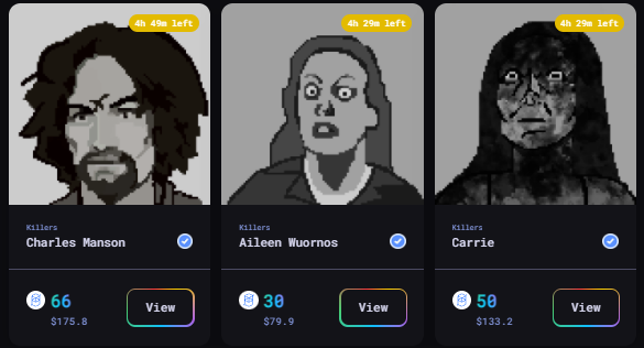 KillersFTM's tweet photo. Less than 5 hours remain on these Killers; Group efforts against Manson and Carrie seemed to be progressing rather well. However; Aileen has yet to be picked up on local radars.. Other Killers are growing impatient. ♥️🔪🔥 @TinFoilRealist @hashy_jim @hotsauce_tweets @Mastazugzug https://t.co/IKKBAKmhaS