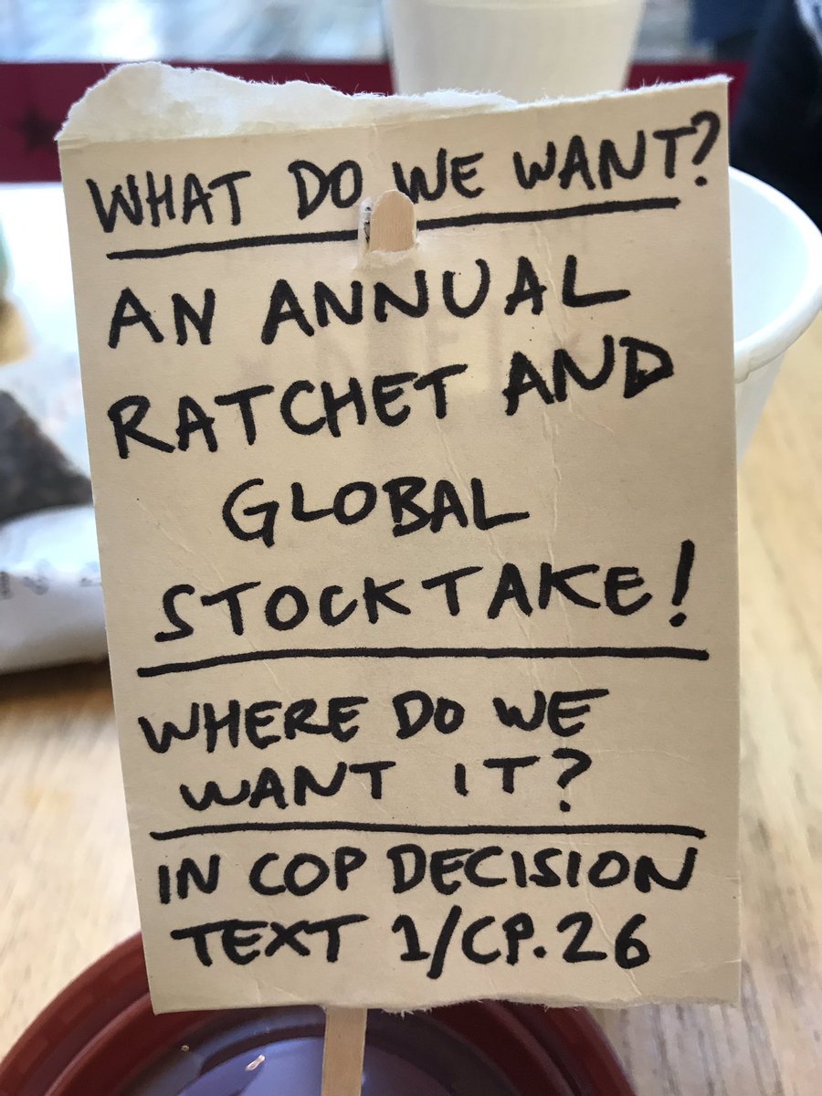guyshrubsole's tweet photo. Decided that the placards on today’s climate march were ace, but lacking in policy specifics. Here’s my policy wonk placard #COP26 #climate #COP26Glasgow - thanks @LouisaCasson for COP wonkery https://t.co/JePOqEJHID