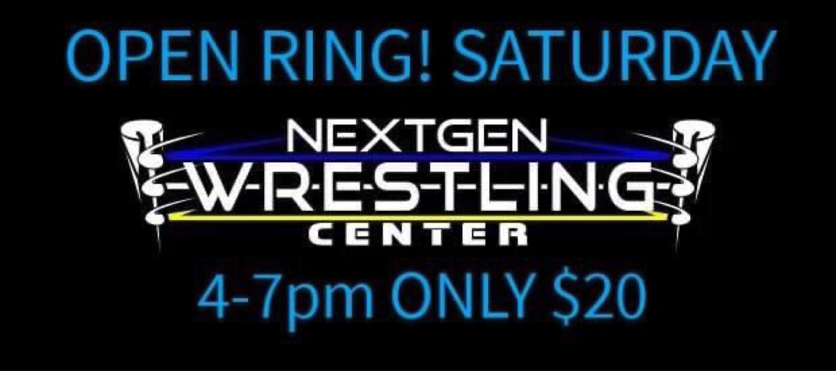 NEXTGENPROWRES's tweet image. It’s Saturday, you know what that means… #OpenRing #Practice #Train #ProWrestling